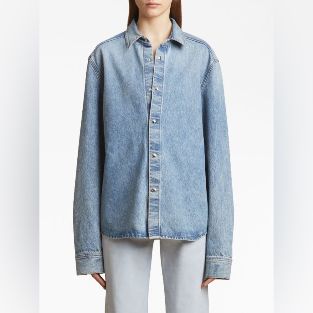 KHAITE | NWT Argo Denim Shirt M